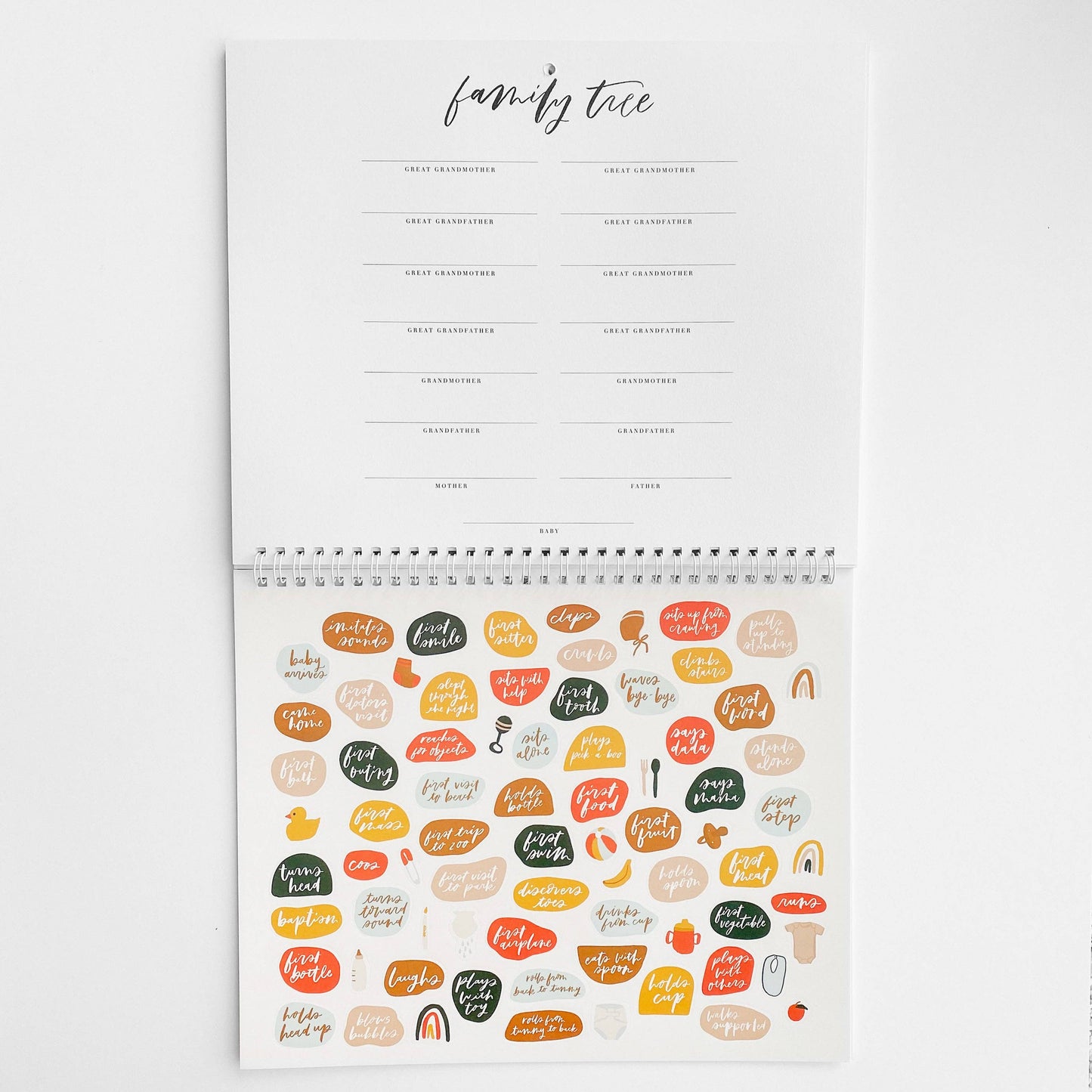 Baby Milestone Calendar | Gift | Keepsake Decor