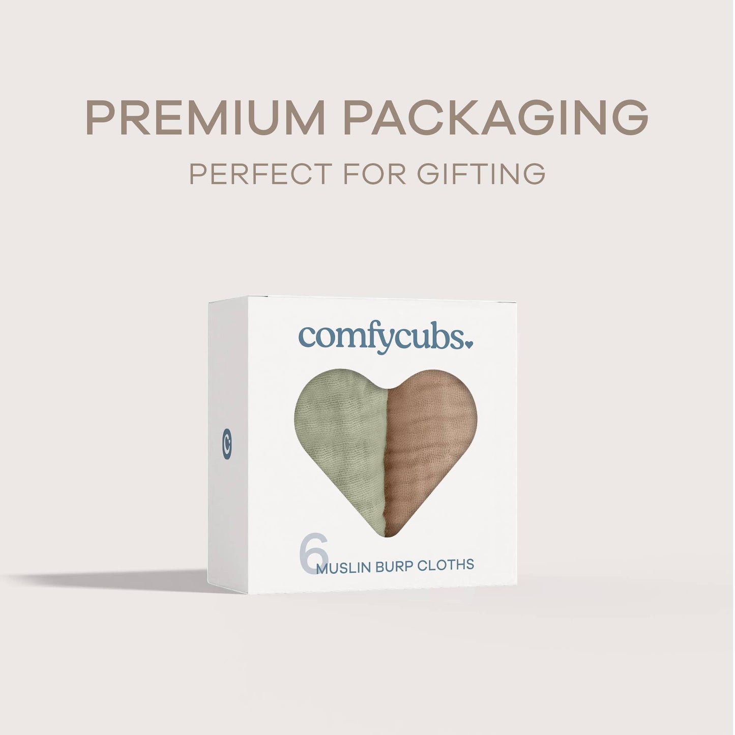 Baby Burp Cloths - 100% Muslin Cotton