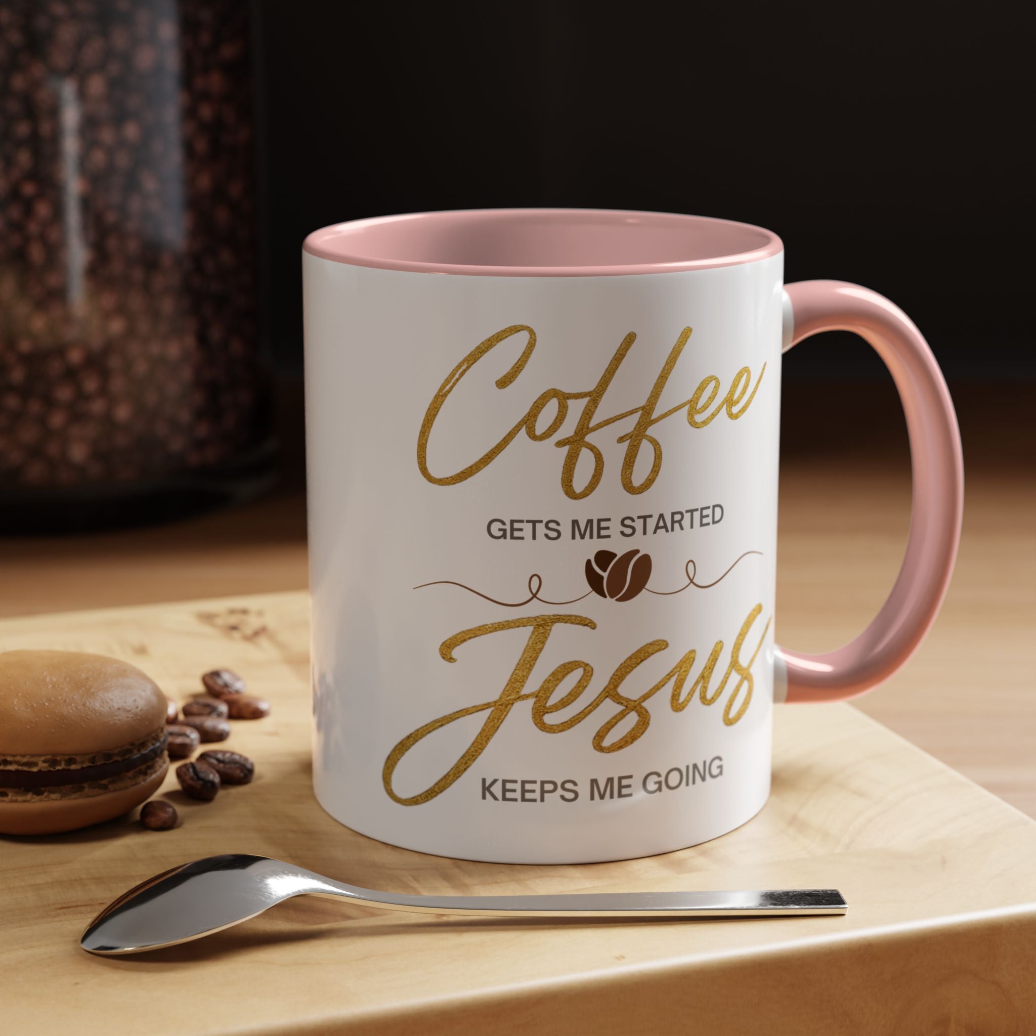 Jesus Keeps Me Going Mug