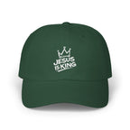 "Jesus Is King" Embroidered Dad Cap