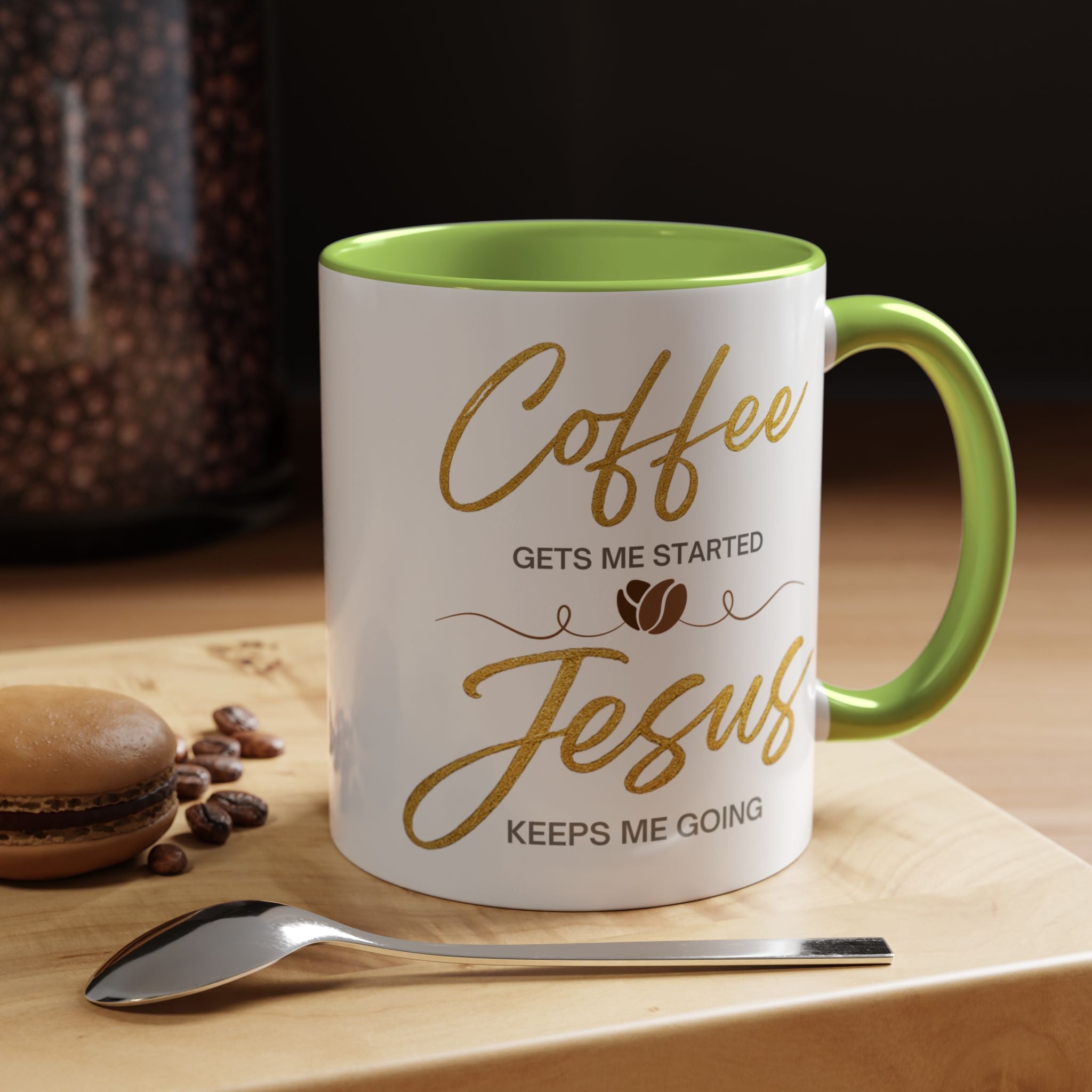 Jesus Keeps Me Going Mug