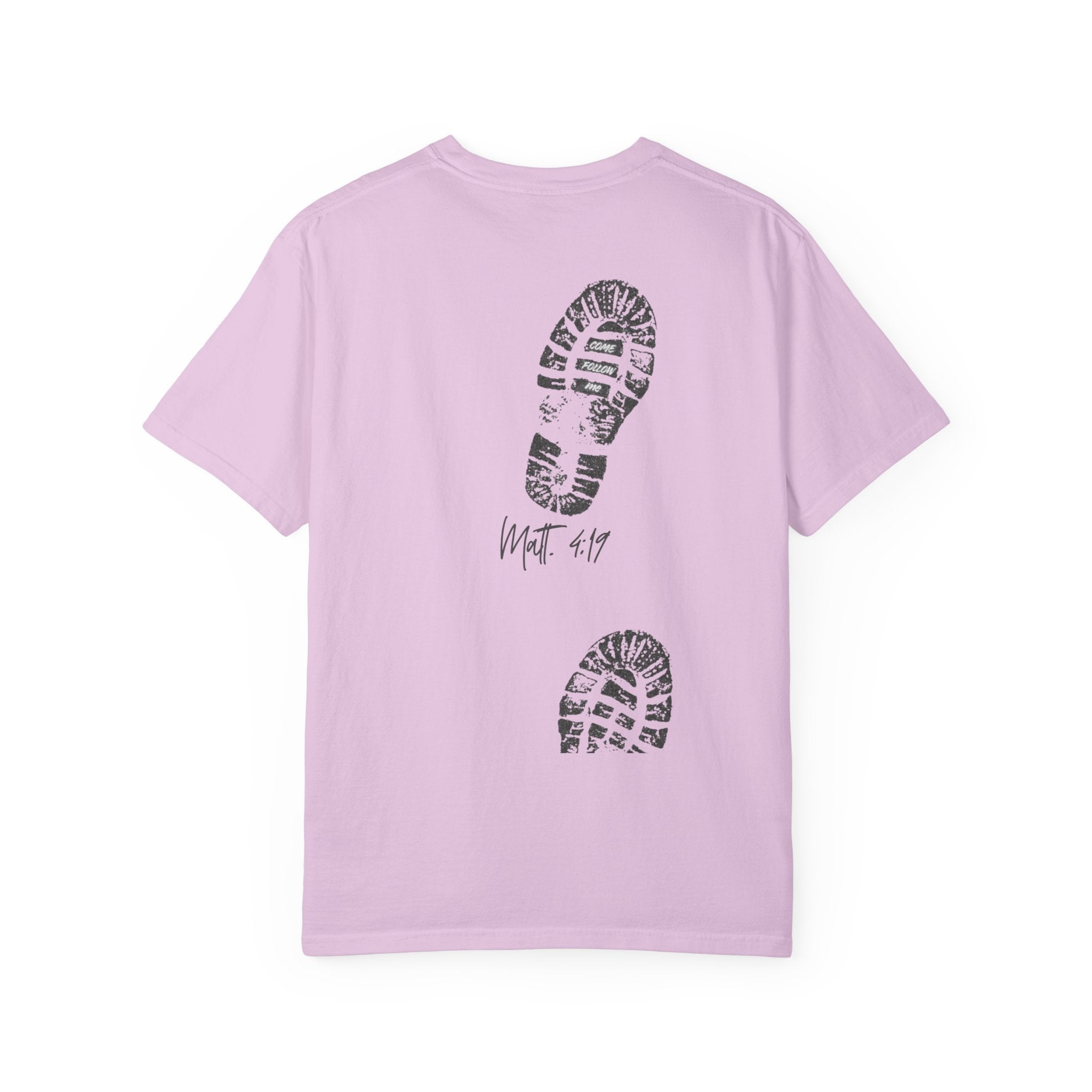 'Come Follow Me' Back Print T-Shirt