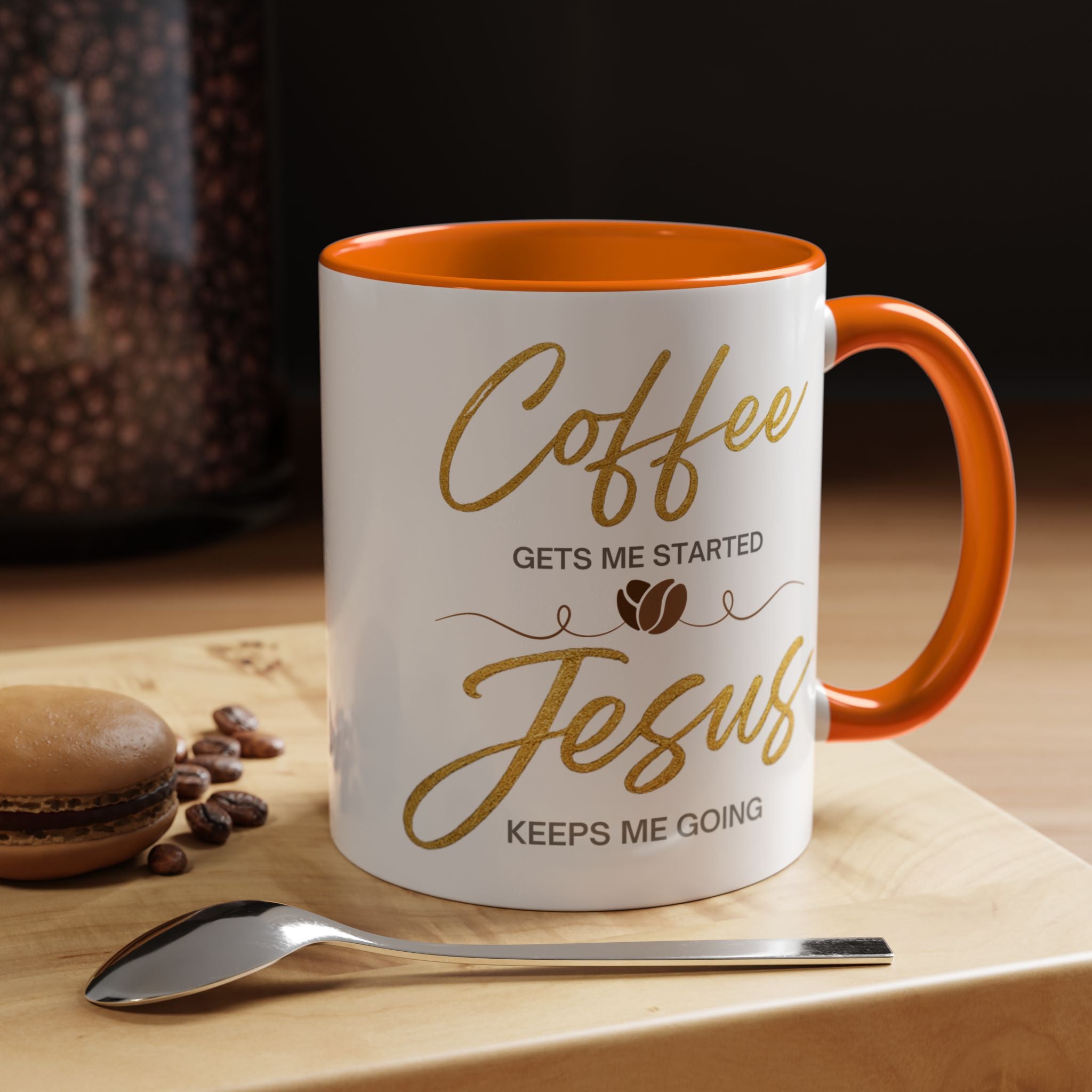 Jesus Keeps Me Going Mug