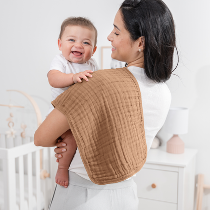 Baby Burp Cloths - 100% Muslin Cotton