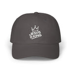 "Jesus Is King" Embroidered Dad Cap