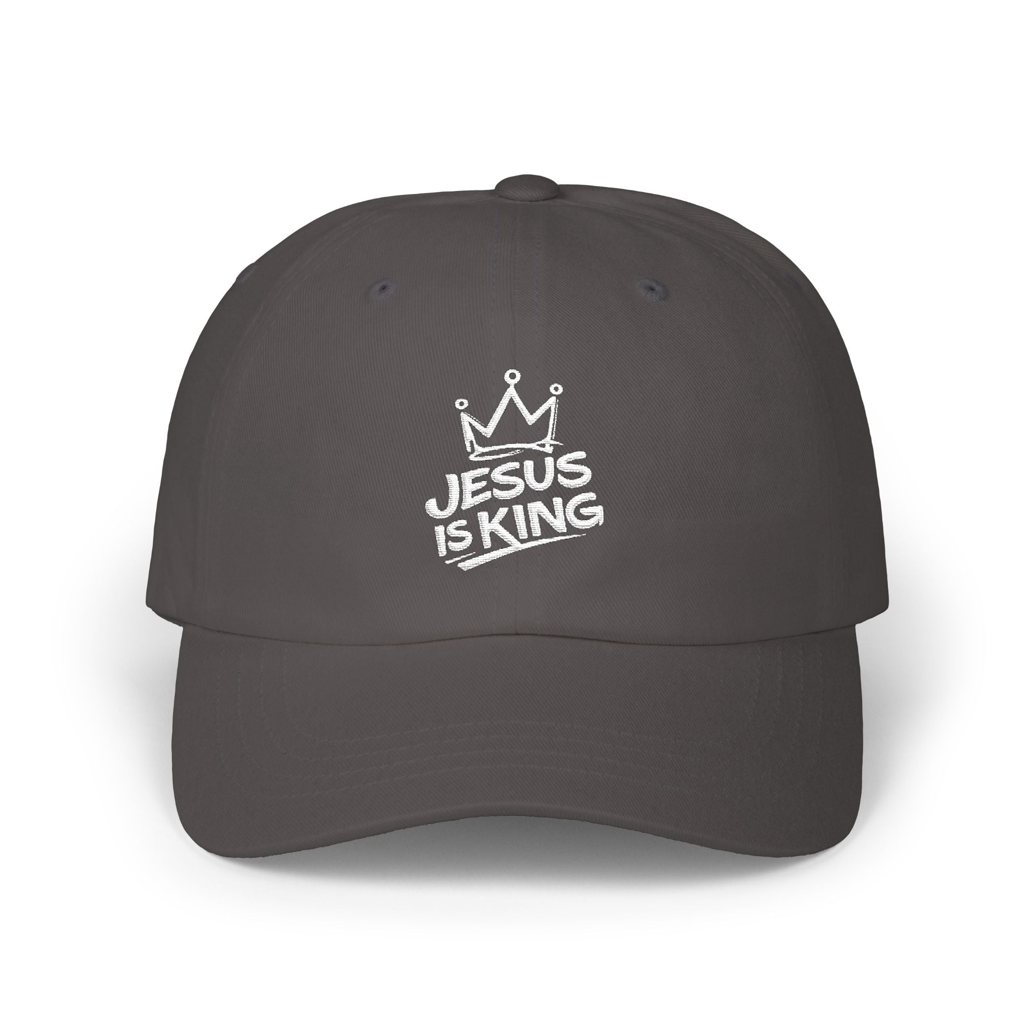"Jesus Is King" Embroidered Dad Cap