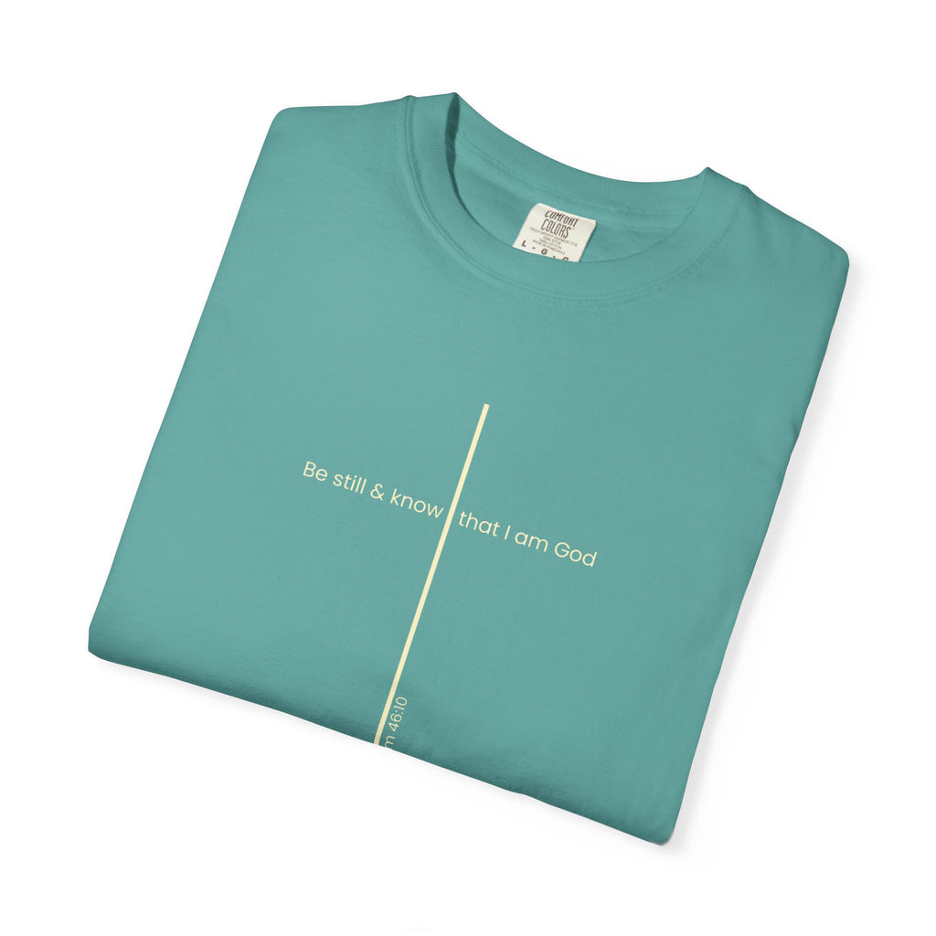 Be Still & Know Minimal Cross T-Shirt