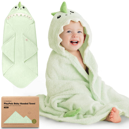 Dino Baby Hooded Towel