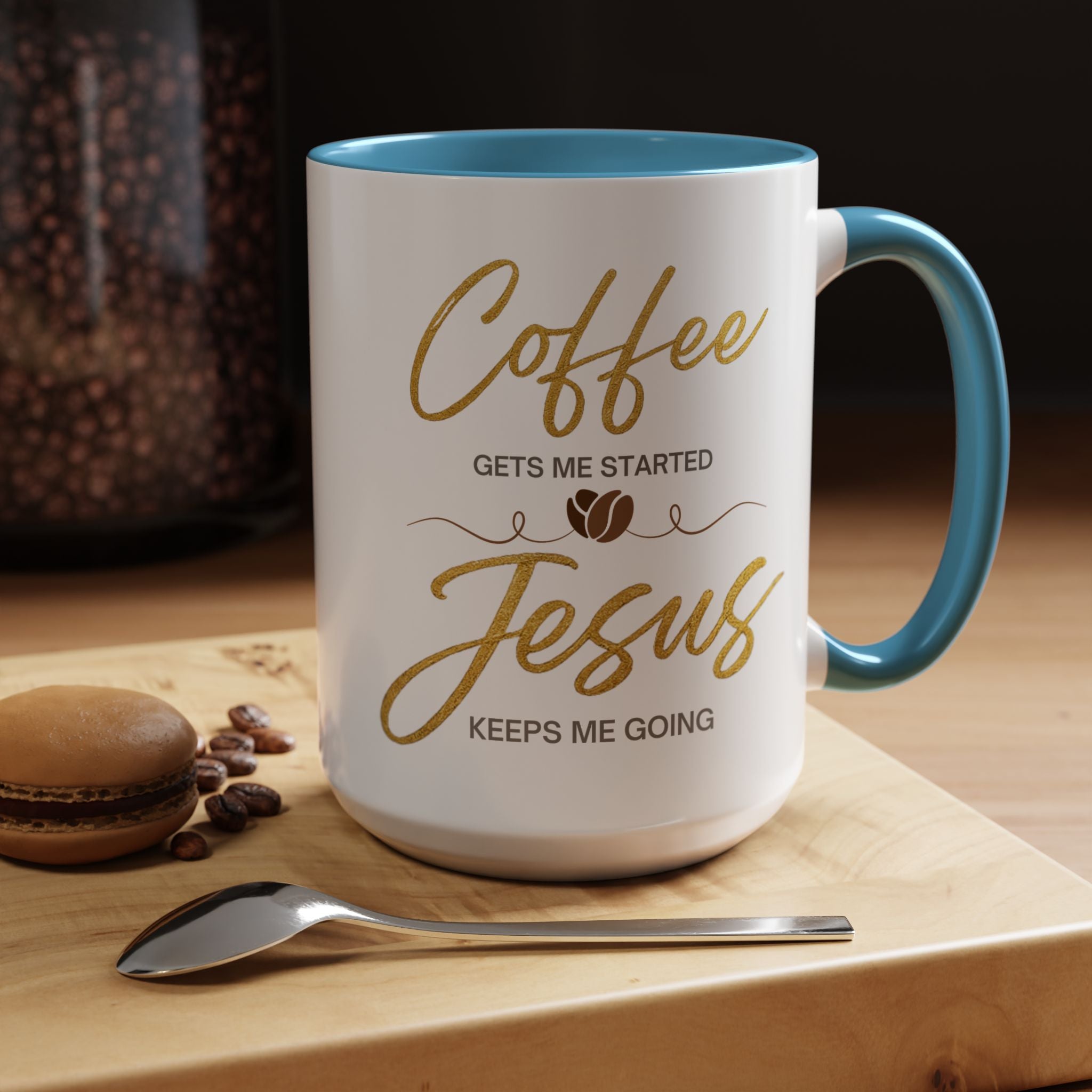 Jesus Keeps Me Going Mug