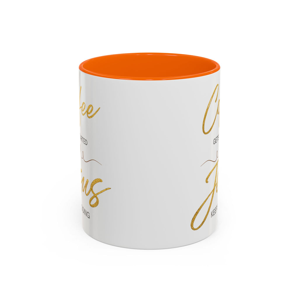 Jesus Keeps Me Going Mug