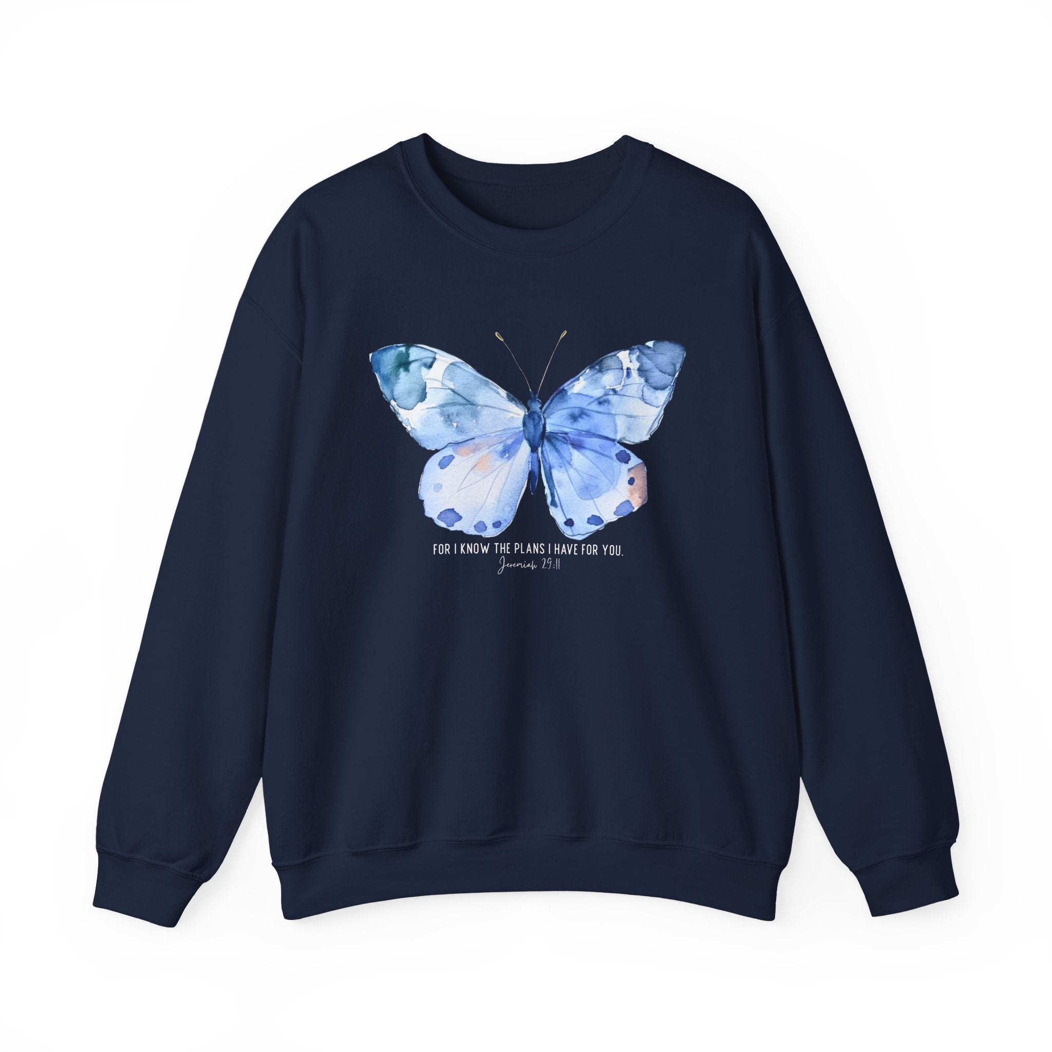 "I Know the Plans I Have for You" Butterfly Sweatshirt