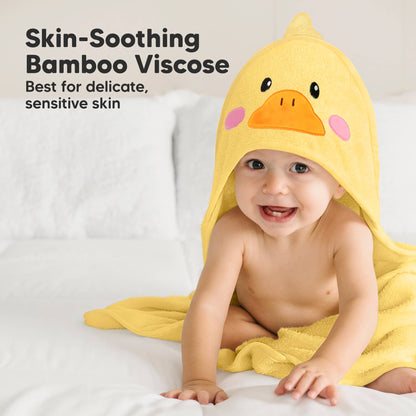 Ducky Hooded Baby Bath Towel