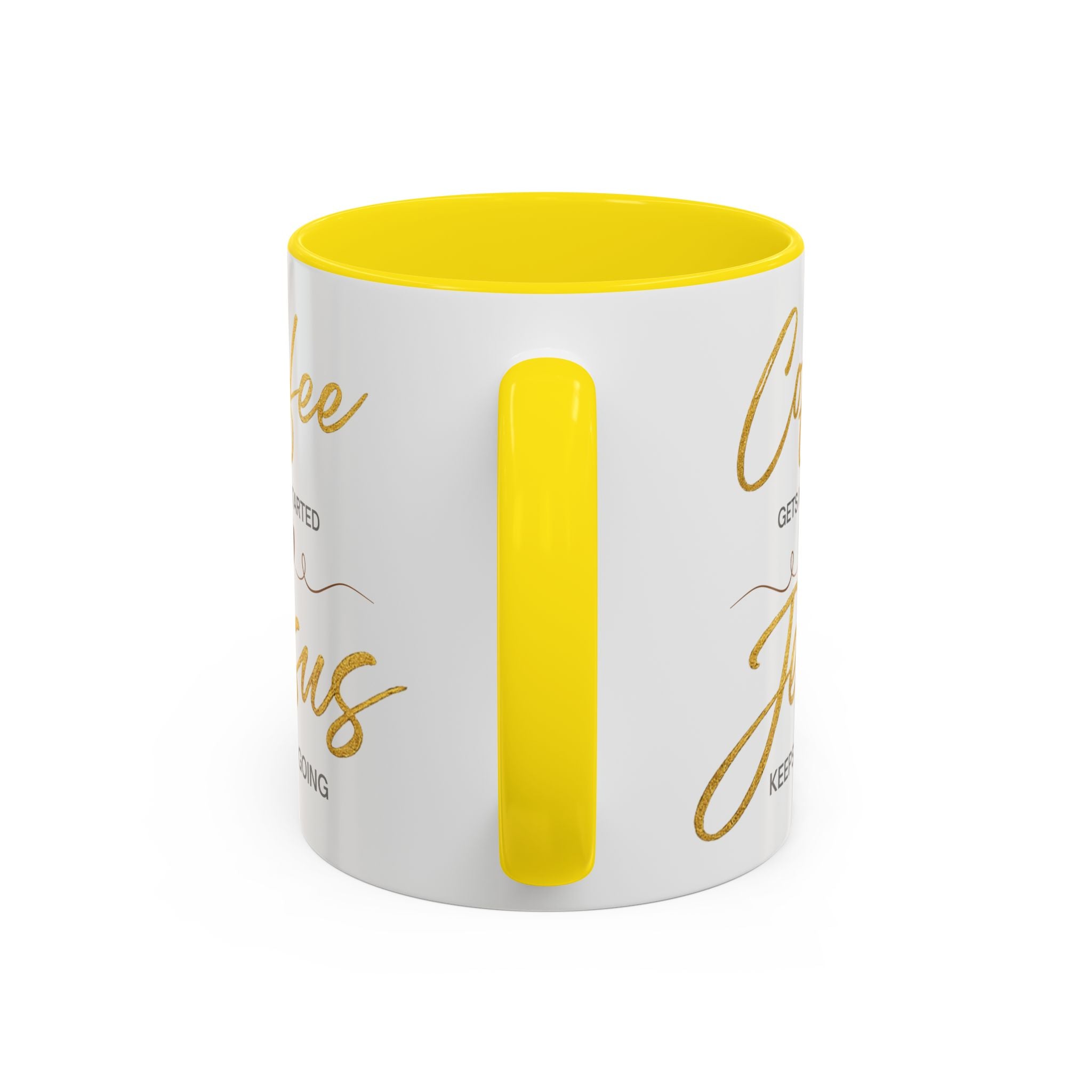 Jesus Keeps Me Going Mug