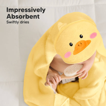 Ducky Hooded Baby Bath Towel