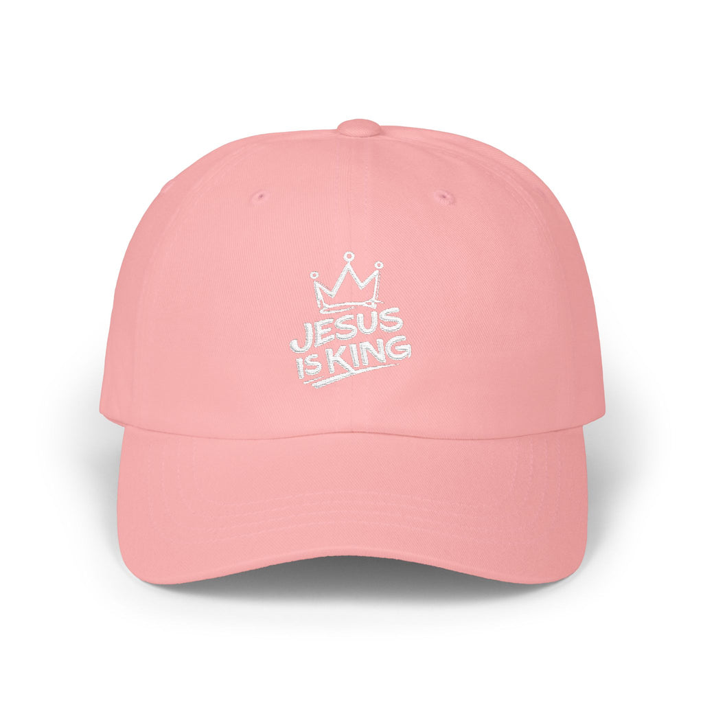 "Jesus Is King" Embroidered Dad Cap