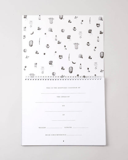 Baby Milestone Calendar | Gift | Keepsake Decor