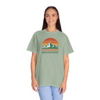 Faith Moves Mountains T-Shirt — Retro Mountain Graphic Christian Tee