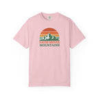 Faith Moves Mountains T-Shirt — Retro Mountain Graphic Christian Tee