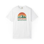Faith Moves Mountains T-Shirt — Retro Mountain Graphic Christian Tee