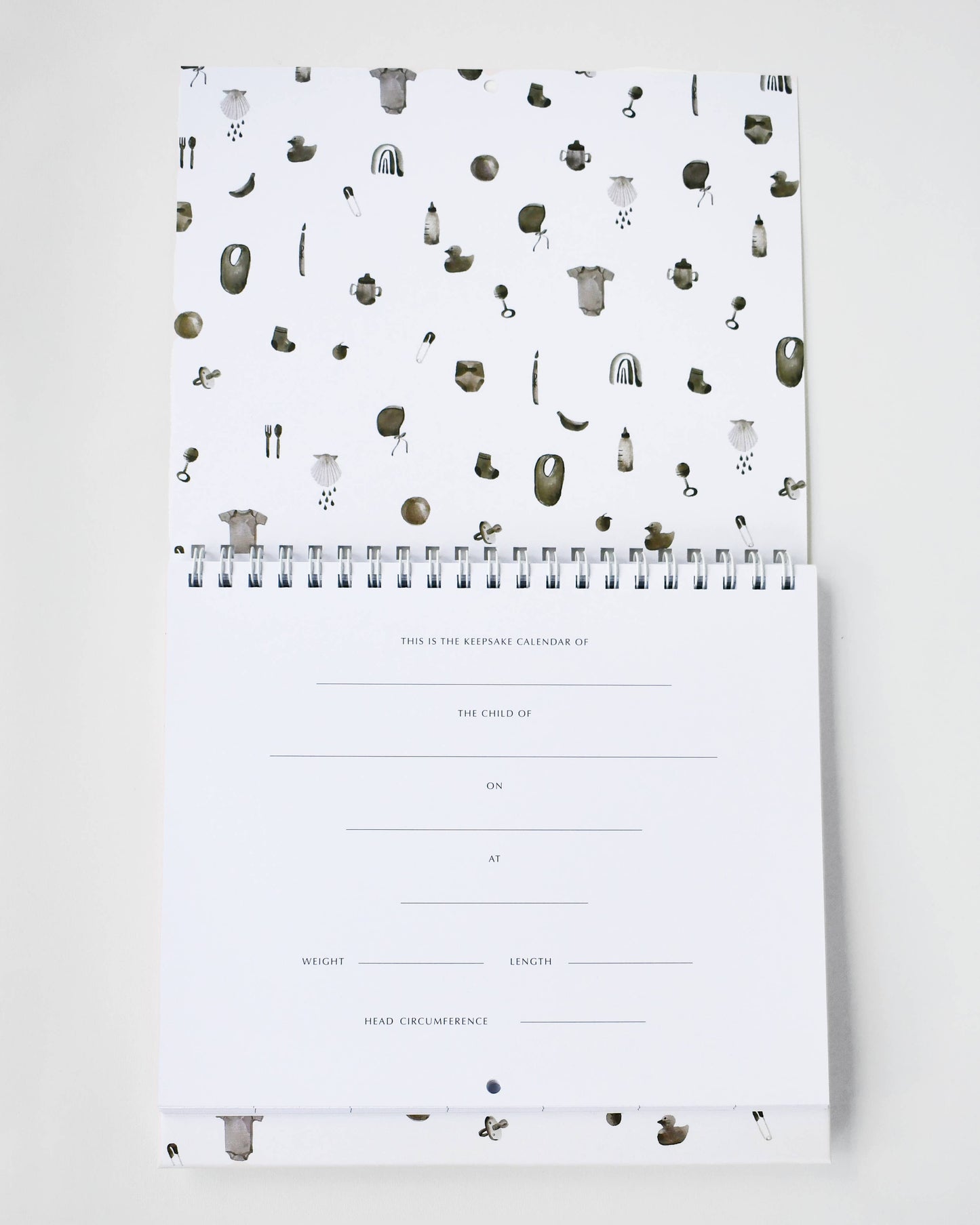 Baby Milestone Calendar | Gift | Keepsake Decor