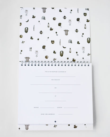Baby Milestone Calendar | Gift | Keepsake Decor