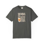 Momma Runs on Coffee Chaos & Jesus T-Shirt