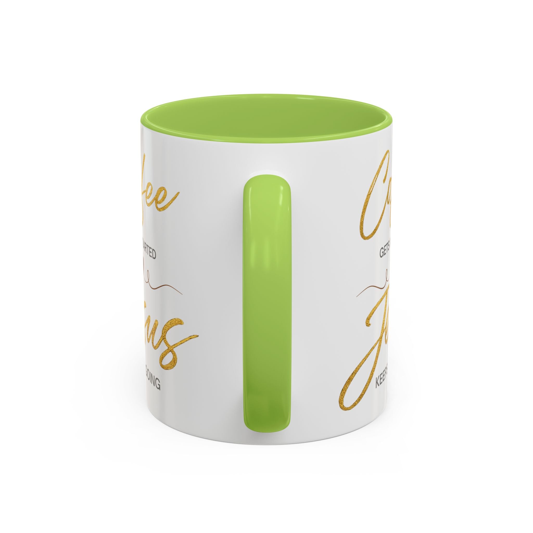 Jesus Keeps Me Going Mug