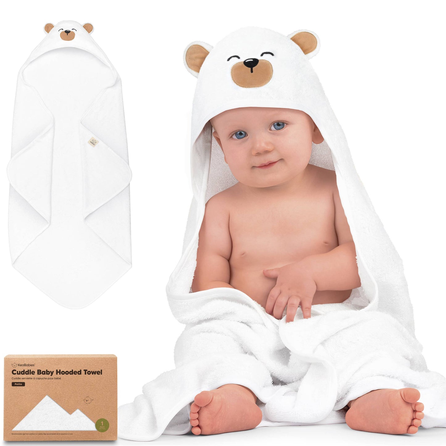 Grizzly Hooded Baby Bath Towel