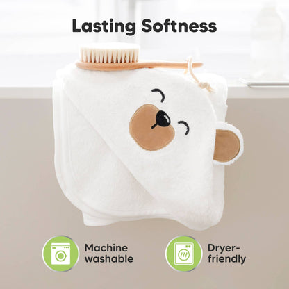 Grizzly Hooded Baby Bath Towel