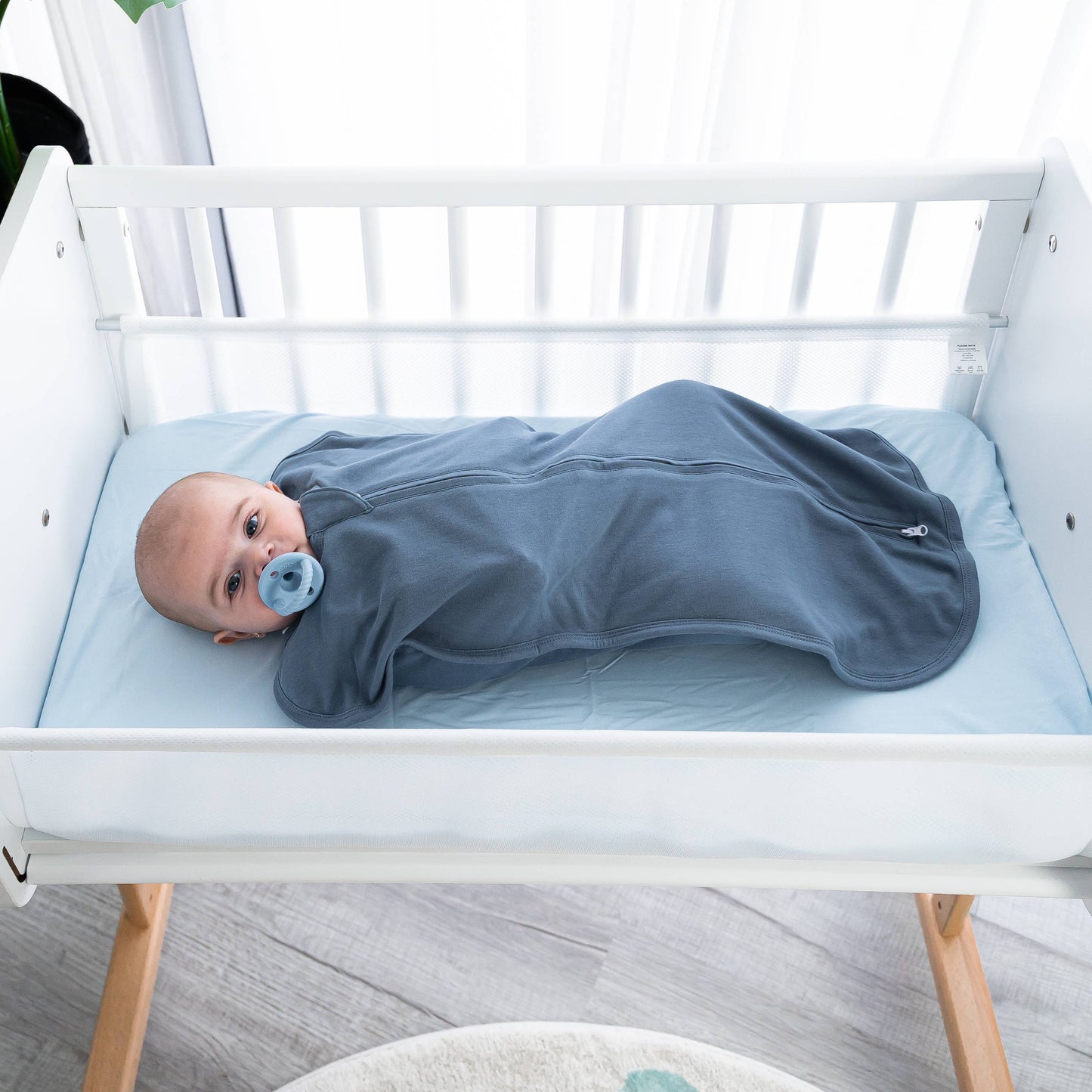 Easy Zipper Wrap 2 Pack Swaddle Blanket: Nomadic Blue/Azul / Large (3-6 Months)