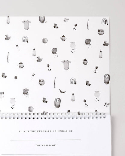 Baby Milestone Calendar | Gift | Keepsake Decor