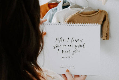 Baby Milestone Calendar | Gift | Keepsake Decor