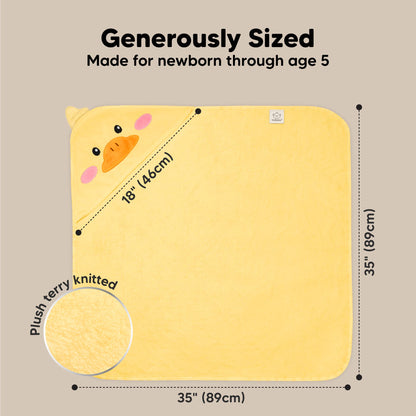 Ducky Hooded Baby Bath Towel