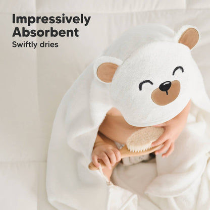 Grizzly Hooded Baby Bath Towel